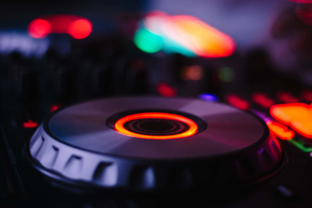 a DJ deck